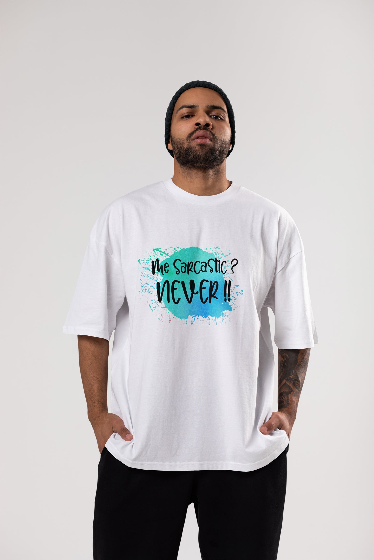 Sarcastic -Premium Oversized T-Shirt