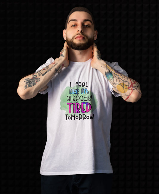 Tired - Cotton Stretch T-shirt